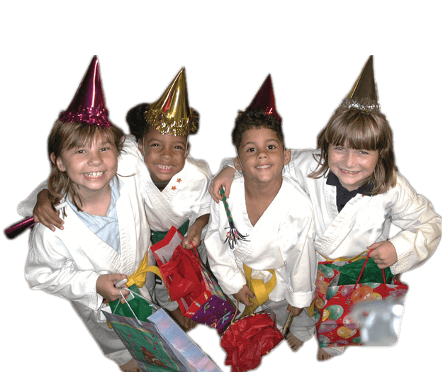 Martial Arts Birthday Party in Brampton ON - Happy Birthday Kids Party Footer Banner